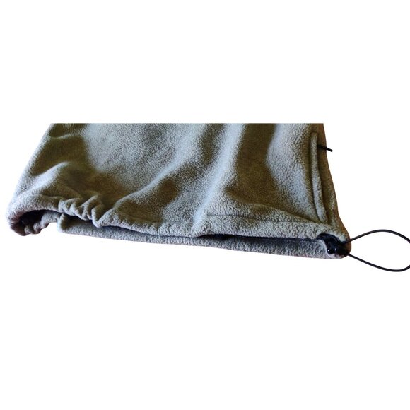 Eddie Bauer Men's Medium Light Brown Fleece Zip Pocket Pullover Sweatshirt - Picture 10 of 10